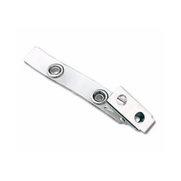 Portagafete clip vinil transparente