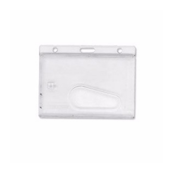 Portagafete rigido horizontal